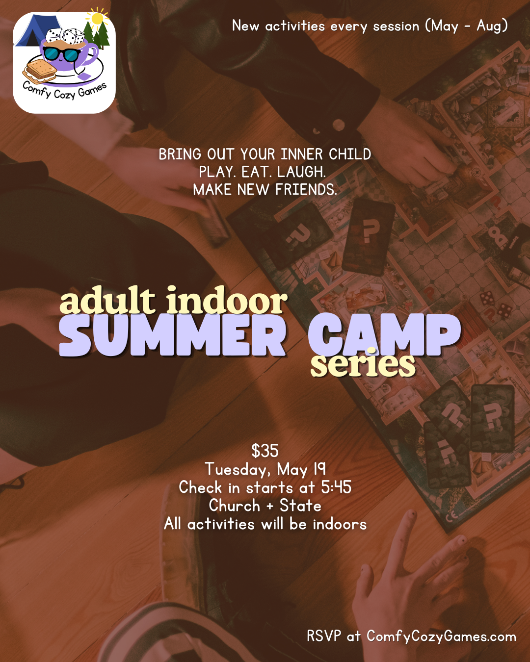 Adult Indoor Summer Camp Series