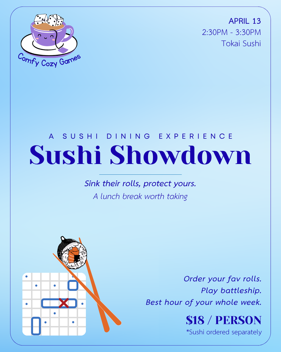 Sushi Showdown Lunch