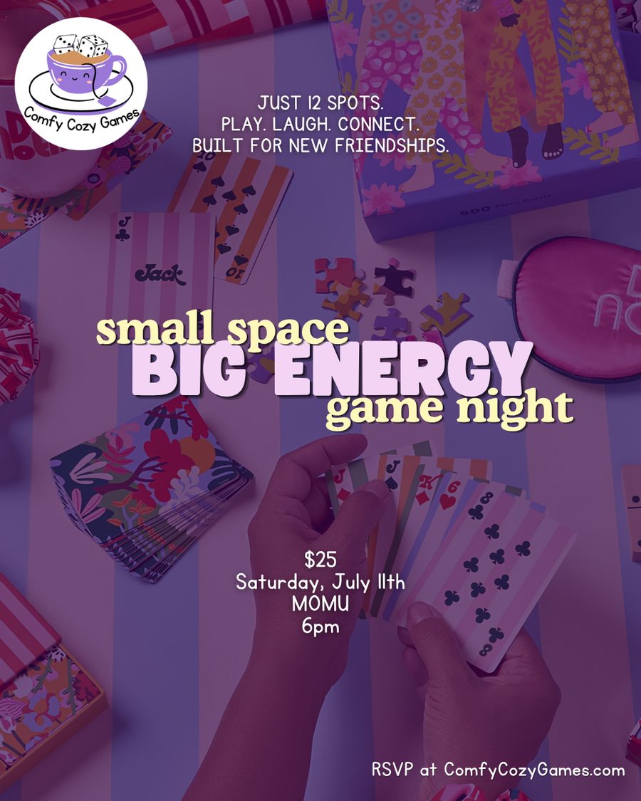 Small Space Big Energy Game Night