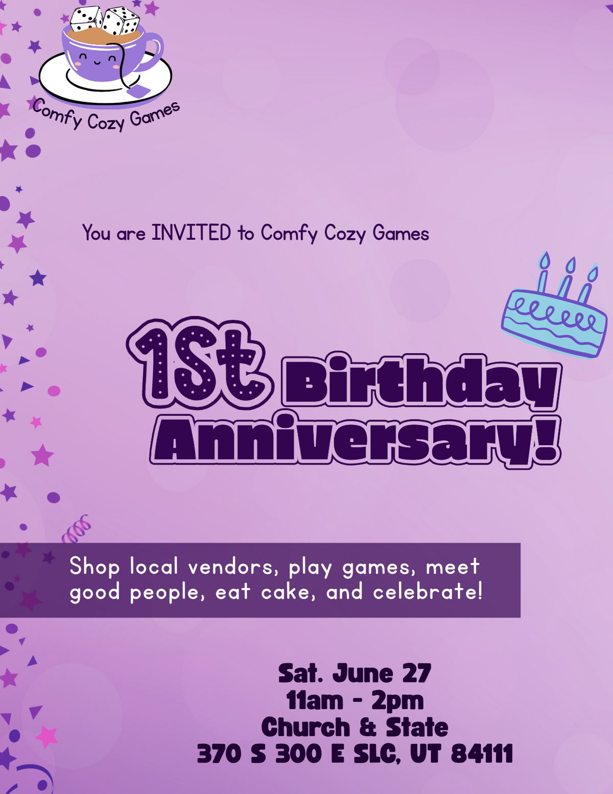 1st Birthday Anniversary!