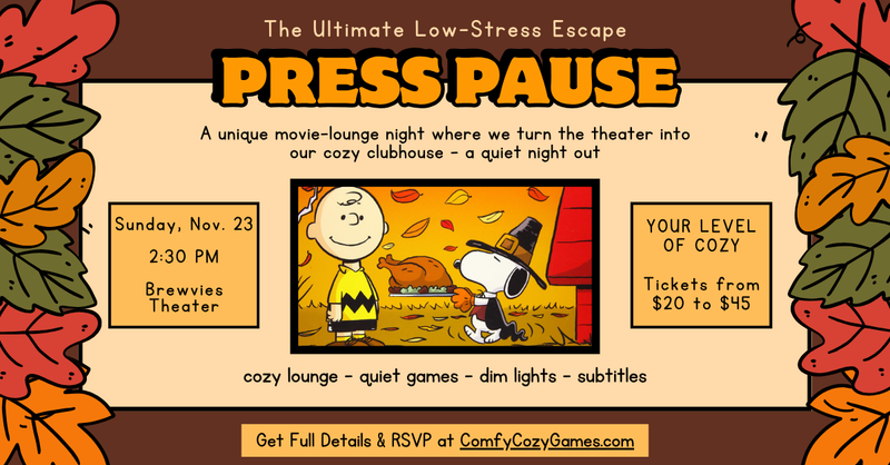 Press Pause: Ultimate Low-Stress Movie Lounge