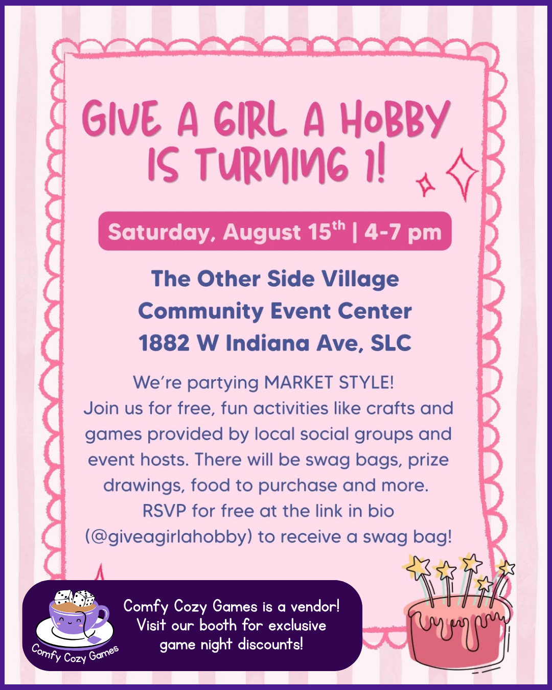 Give a Girl a Hobby is Turning 1!