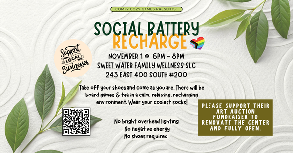 Social Battery Recharge Game Night (FREE)