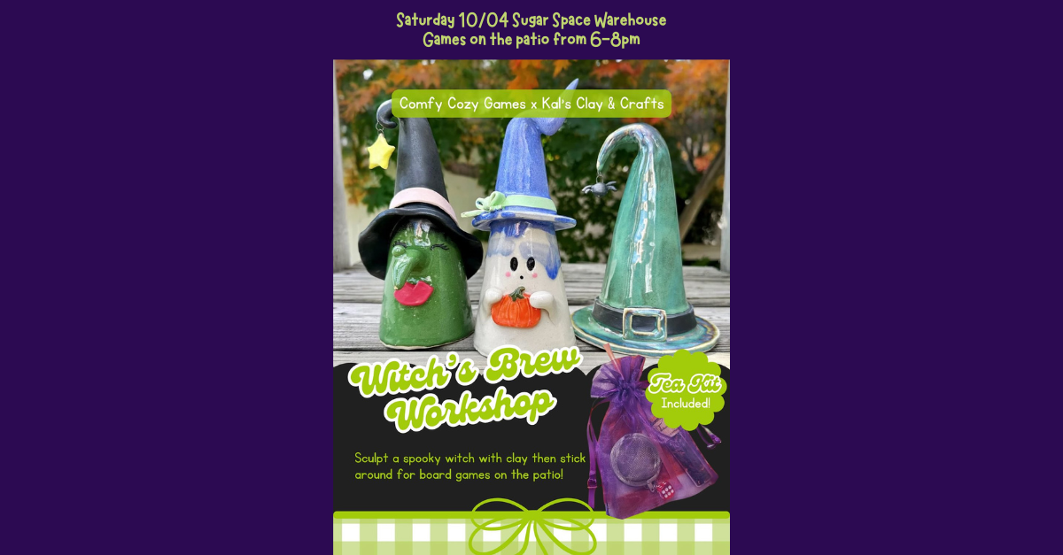 Witch's Brew Game Night w/Kals Clay & Crafts