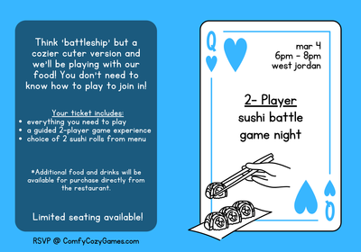 2-Player Sushi Battle Game Night