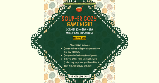 SOUP-er Cozy Fall game night